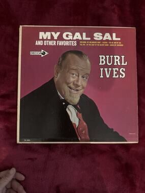 Burl Ives My Gal Sal LP Decca Inner Sleeve Shrink Wrap For Me And My Gal